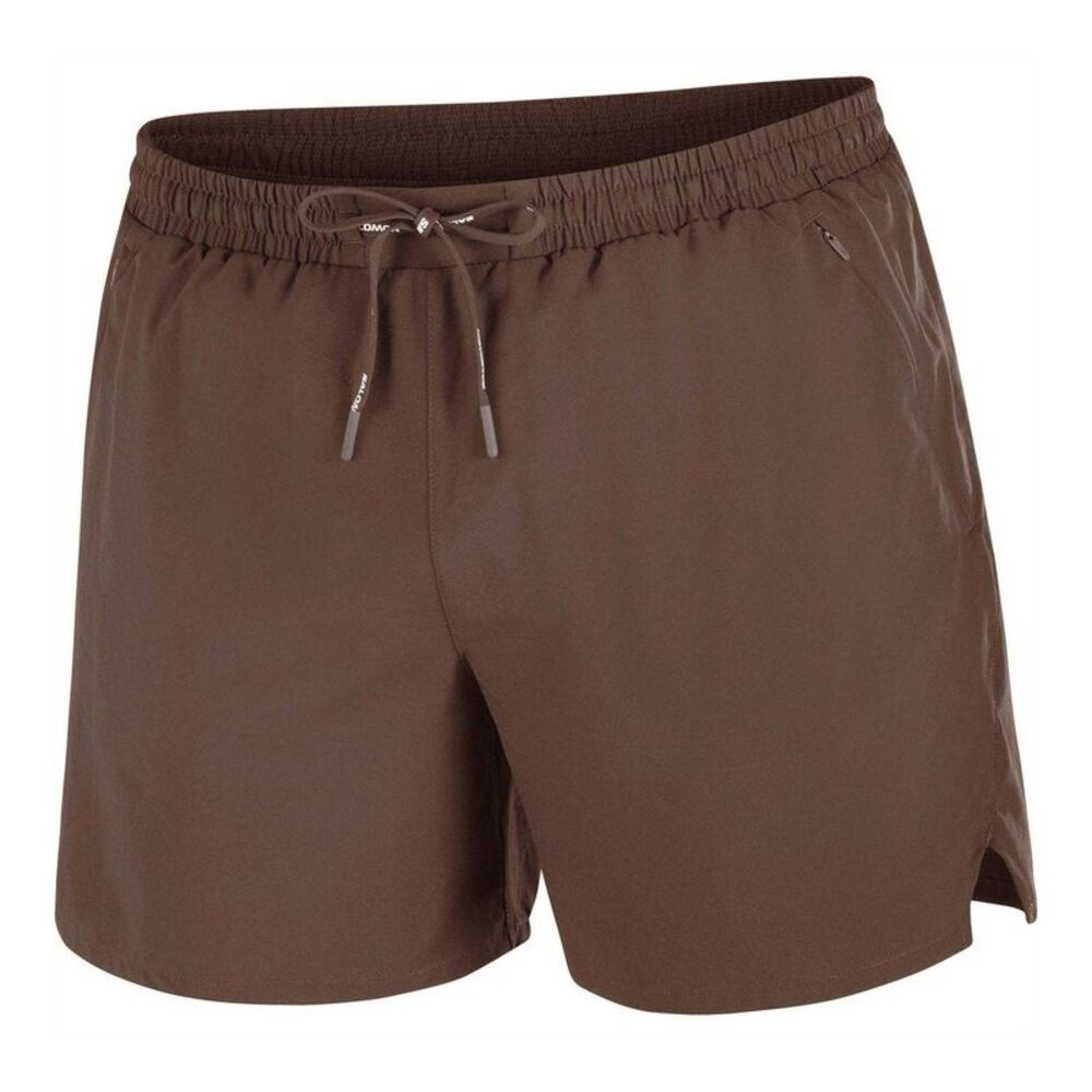 Salomon Mens Shakeout Core Running Shorts / Coffee